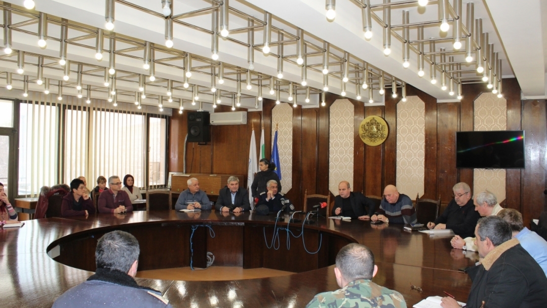 Проведе се съвещание на кмета на Община Русе с щаба за зимната обстановка