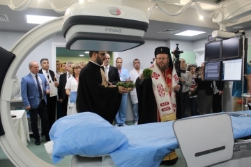 Кметът Пламен Стоилов присъства на официалното откриване на сектор "Инвазивна кардиология" и освещаването на ангиографски апарат в УМБАЛ - РУСЕ