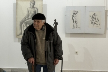 Доайенът на русенската скулптура Георги Радулов показа в рисунки своя "творчески дневник"