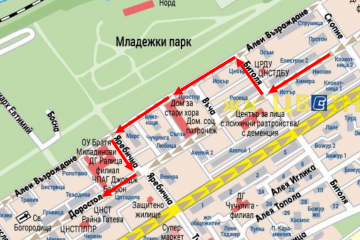 От 25 август до 8 септември се затваря за движение кръстовището на ул. „Доростол“ с ул. „Яребична“