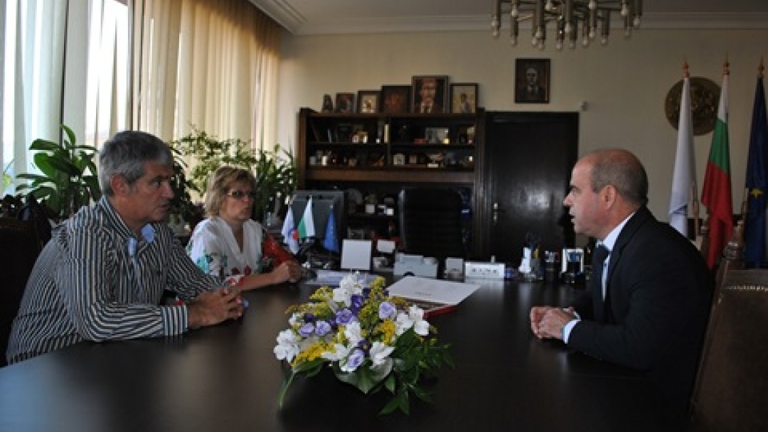 Кметът Пламен Стоилов се срещна с президента на КНСБ Пламен Димитров