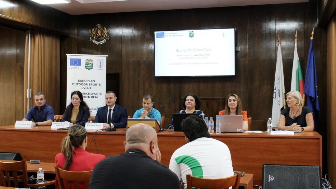 Mayor Pencho Milkov opened the large-scale sports forum "Sports4GreenDeal"