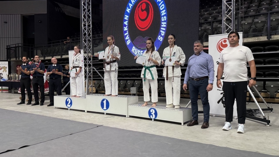 Triumph of Ruse residents with 4 titles and 11 medals at the Balkan Shinkyokushin Karate Championships