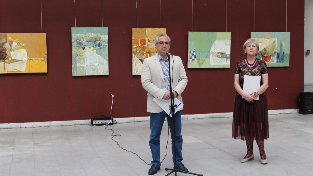 Заместник-кметът инж. Димитър Наков откри изложба, посветена на Пламен Монев