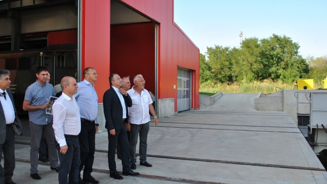 Кметът Пламен Стоилов откри разширението на локомотивен завод в Русе
