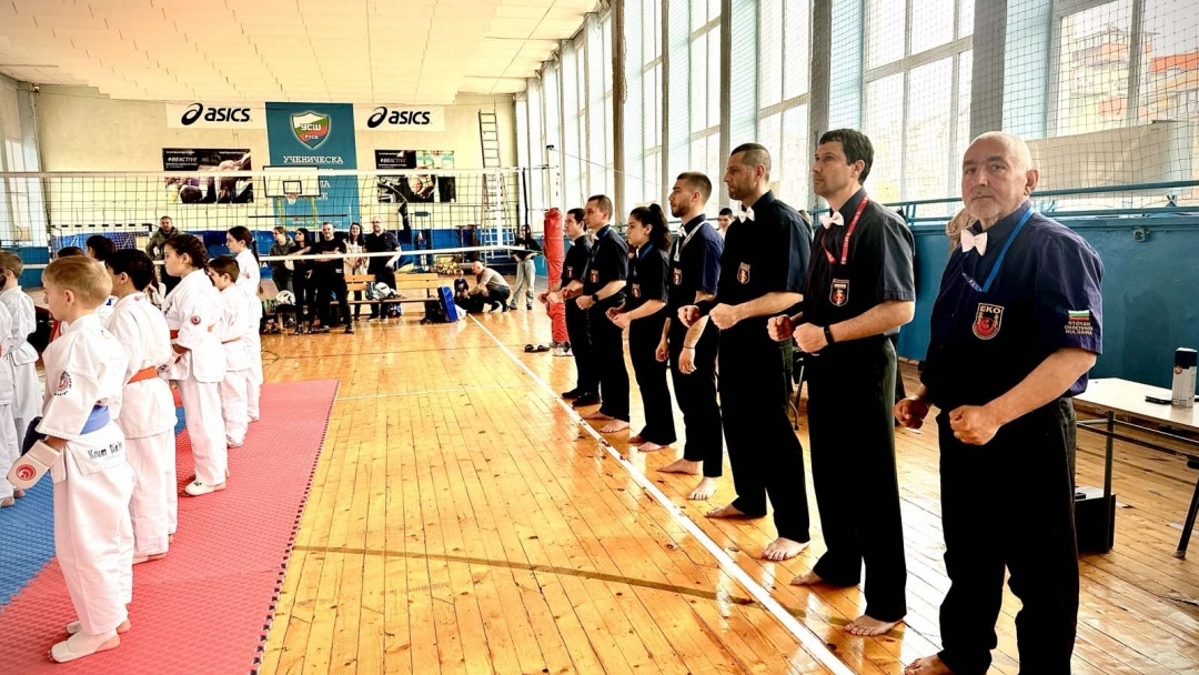 Над 100 деца се включиха в турнира по карате шинкиокушин за Купата на УСШ в Русе