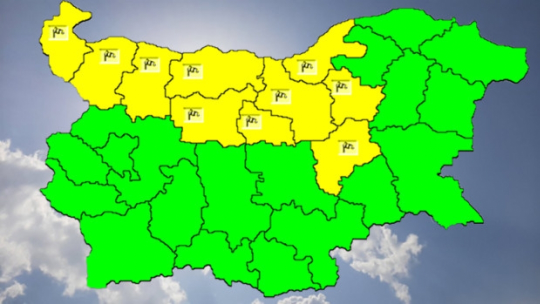 НИМХ с предупреждение за силен вятър в Североизточна България