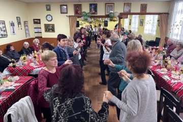 Пенчо Милков поздрави Пенсионерски клуб "Надежда" в Николово за юбилея му