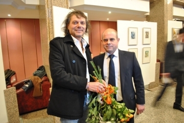 Изложбата „Любовни писма“ с картини на художника Огнян Балканджиев бе открита снощи