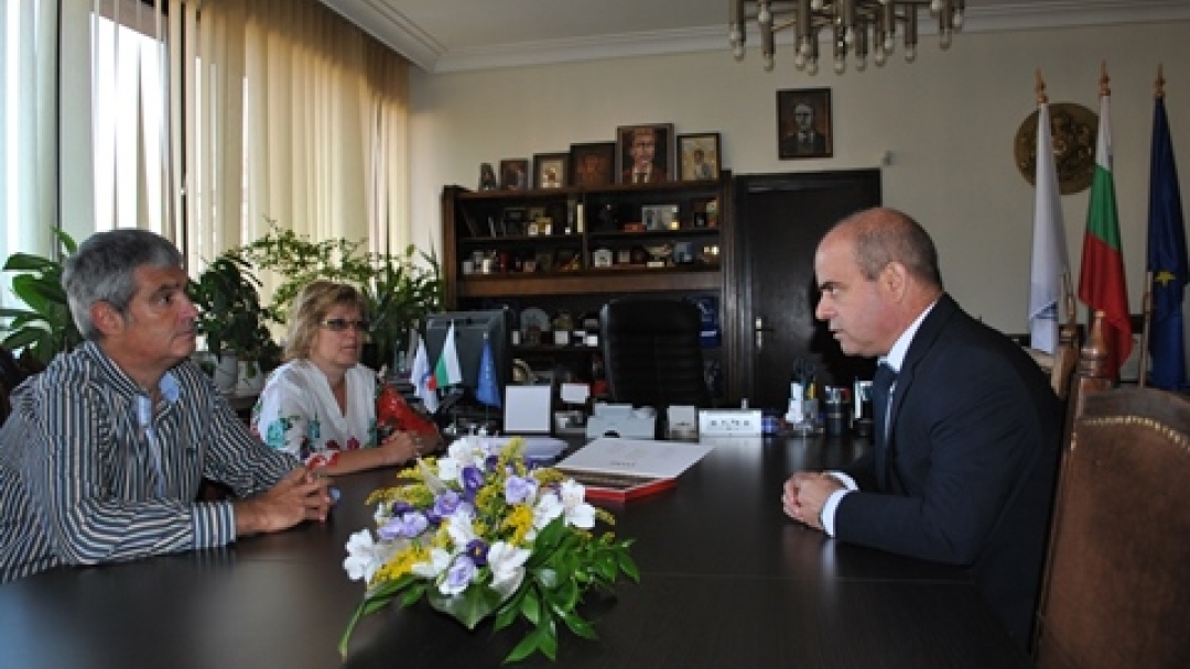 Кметът Пламен Стоилов се срещна с президента на КНСБ Пламен Димитров