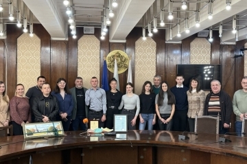 Световният и европейски шампион Християн Стоянов бе удостоен с почетен плакет в Русе