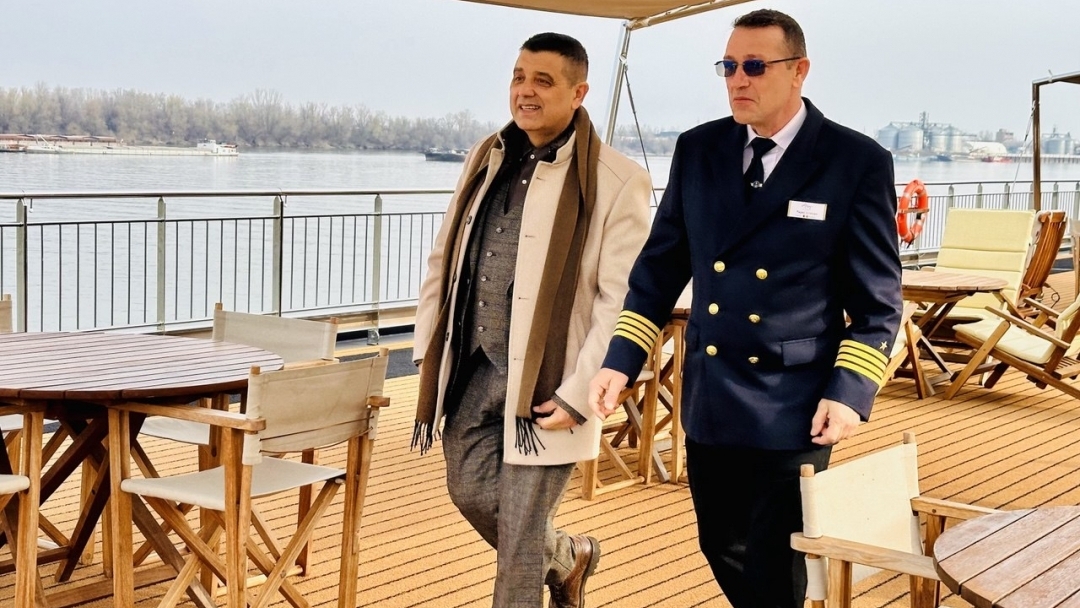 Първият круизен кораб по Дунав за сезон 2026 акостира в Русе