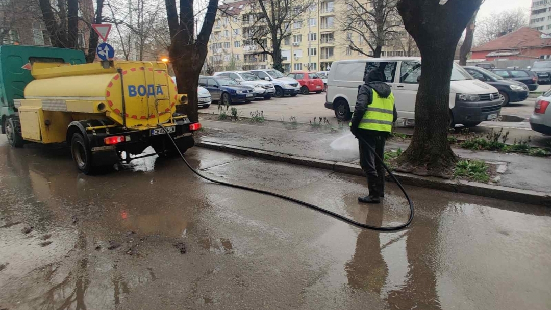 Седмичен график за миене на улици и булеварди в Русе