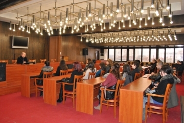 Кметът Пламен Стоилов се срещна с бъдещи юристи от Русенския университет