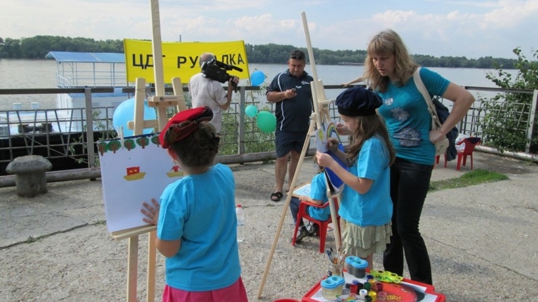 Деца рисуваха река Дунав