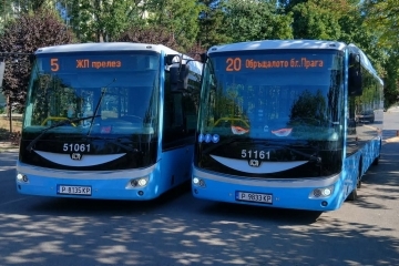 Автобуси № 5 и № 20 се връщат към редовния си маршрут от утре    