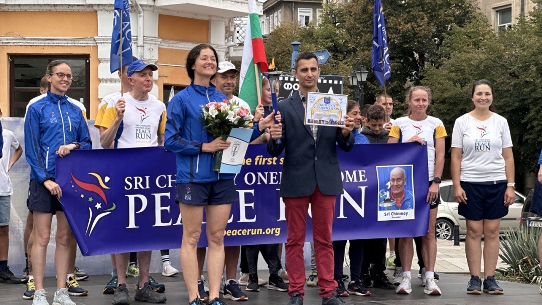 The torch of peace passed through Ruse