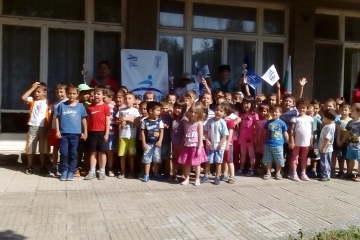 Урок по спортна гимнастика в детска градина Незабравка