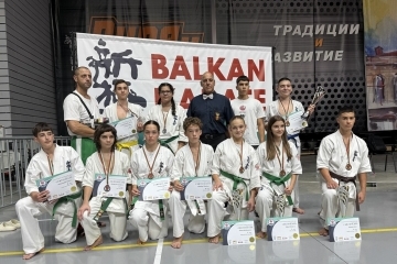 Triumph of Ruse residents with 4 titles and 11 medals at the Balkan Shinkyokushin Karate Championships