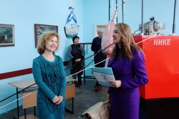 Зам.-кметът Златомира Стефанова уважи патронния празник на Корабния техникум