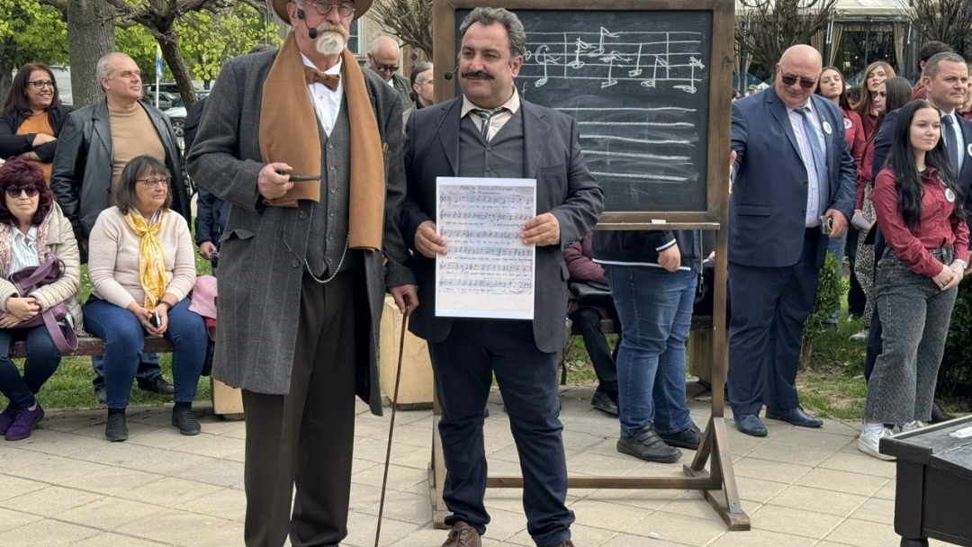 Русе отбеляза делото на Стоян Михайловски с концерт и възстановка на създаването на химна „Върви, народе възродени“