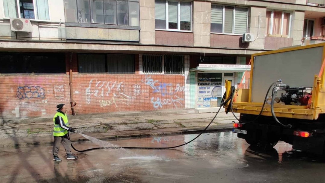 Седмичен график за миене на улици и булеварди в Русе