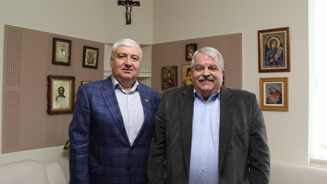 Зам.-кметът Иван Григоров поздрави кмета на Гюргево Николае Барбу по повод рождения му ден