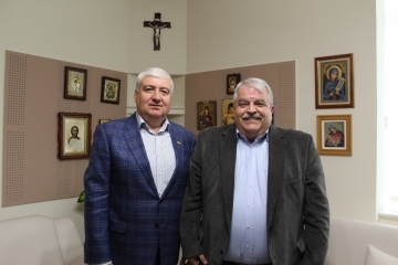 Зам.-кметът Иван Григоров поздрави кмета на Гюргево Николае Барбу по повод рождения му ден