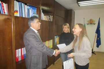 Икона на Света Богородица за заместник областния управител Валентин Колев