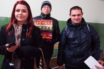 Коледни инициативи на младежите от клуб „Младежки парламент” към Общински младежки дом Русе.