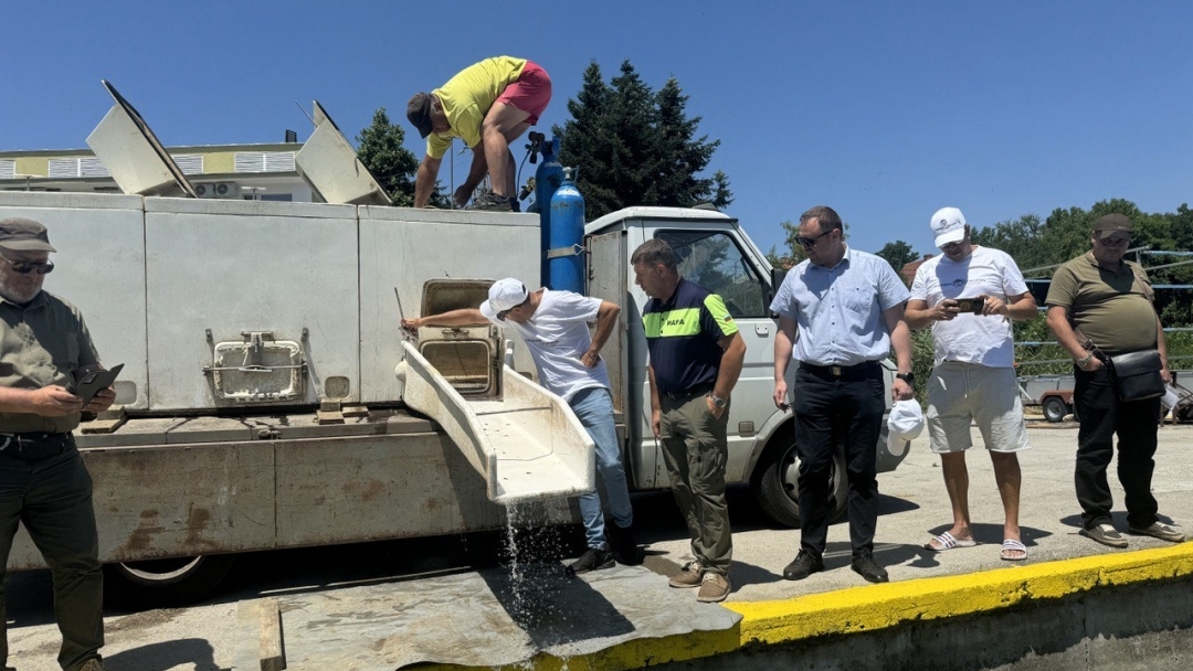 Ruse Municipality and EAFA stocked the lake in Lipnik