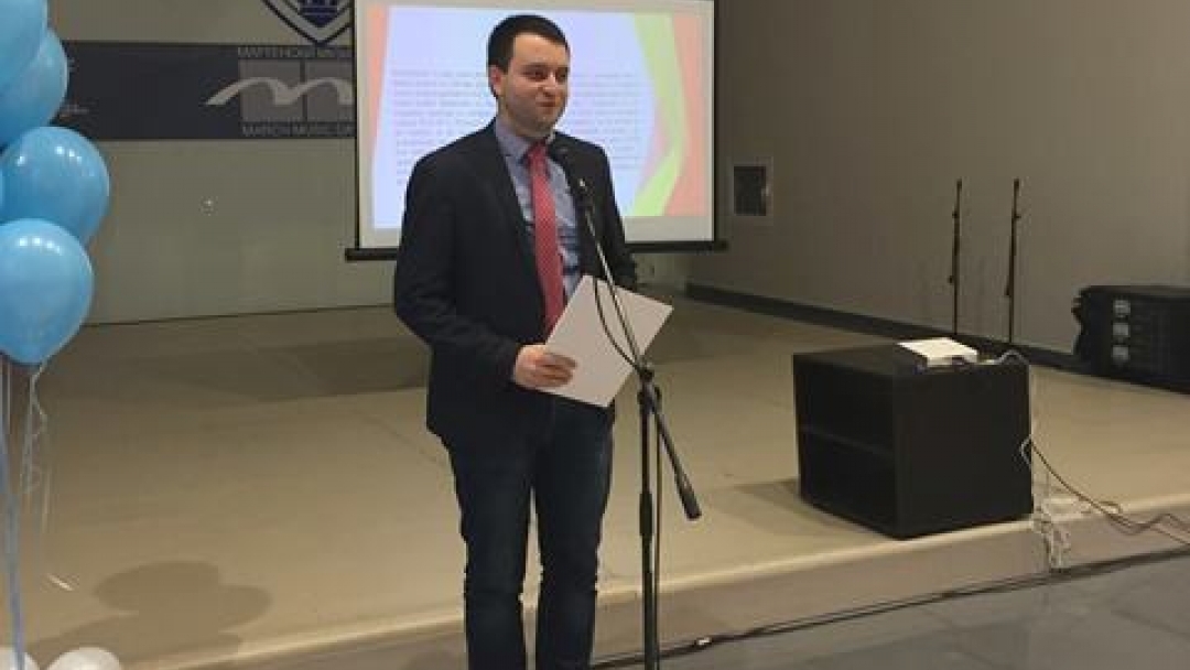 Зам.-кметът д-р Страхил Карапчански поздрави участниците в Националния кръг на олимпиадата по испански език