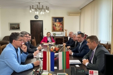 The Mayor of Ruse Municipality Pencho Milkov welcomed the Ambassador of the Netherlands