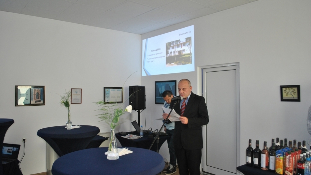 Кметът Пламен Стоилов поздрави ръководството на "Химснаб БГ" за 50-годишен юбилей