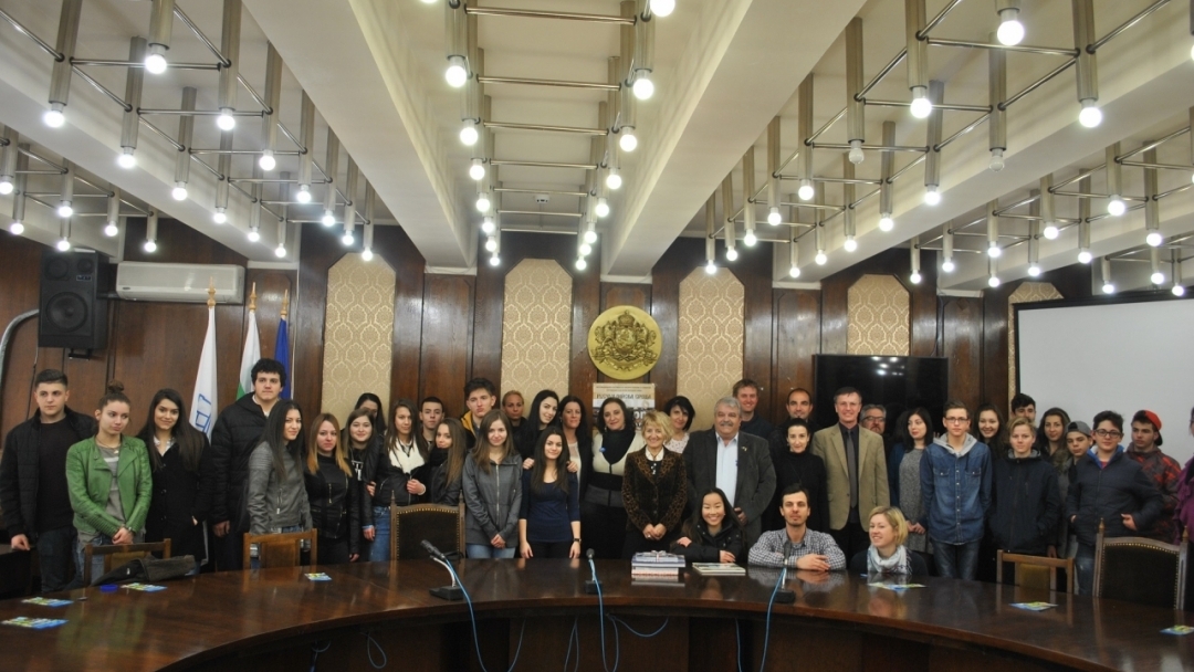 Зам.-кметът Иван Григоров посрещна делегация по Програма ''Еразъм+''