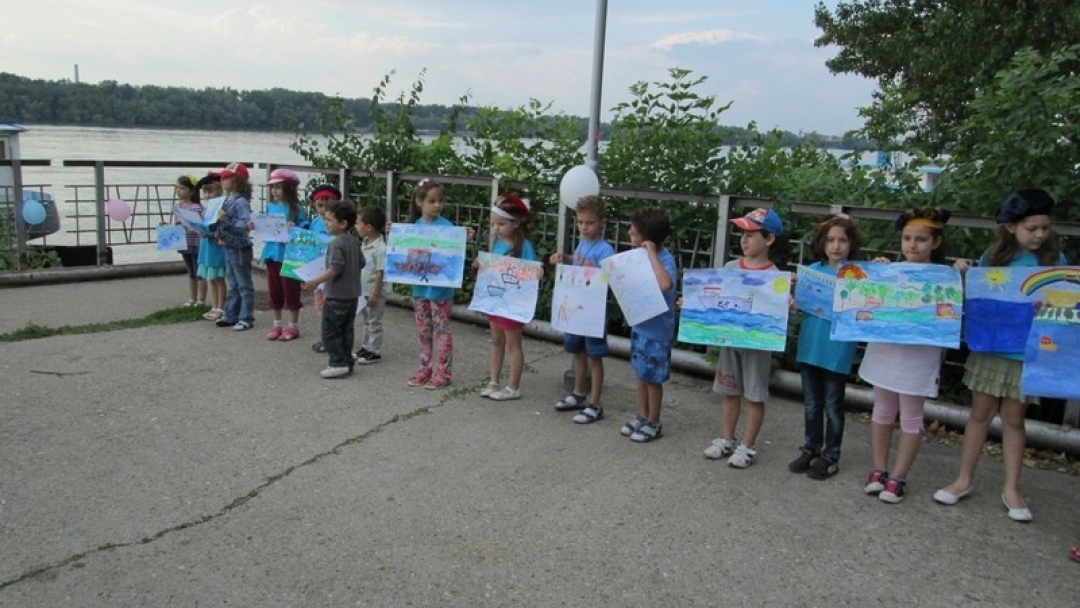 Деца рисуваха река Дунав