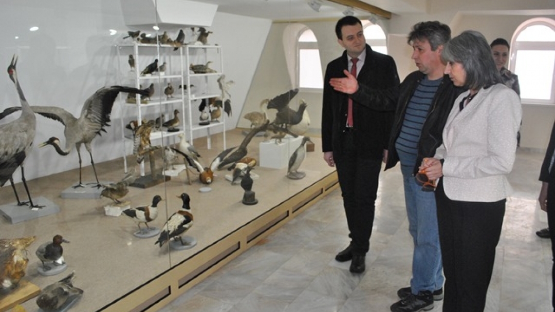 Маргарита Попова разгледа Екомузея в Русе