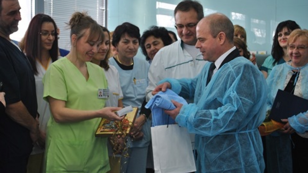 Кметът Пламен Стоилов присъства на ритуала по повод Бабинден в русенския АГ-комплекс