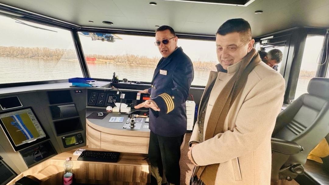 Първият круизен кораб по Дунав за сезон 2026 акостира в Русе