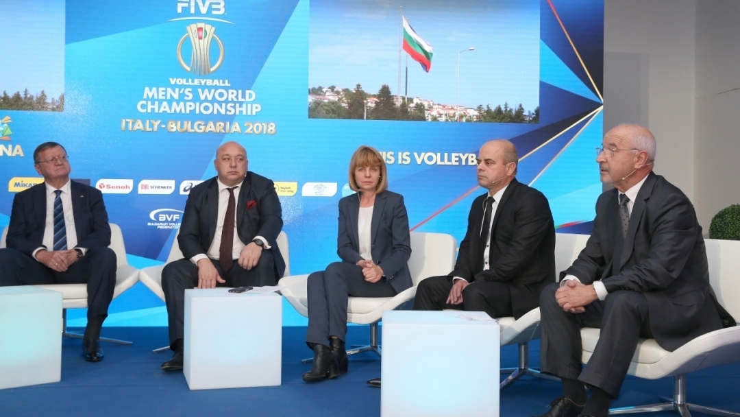 Кметът Пламен Стоилов присъства на официалното представяне на градовете-домакини в България на Световното първенство по волейбол през 2018-та