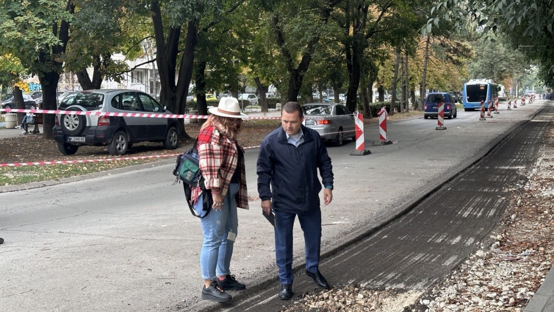 Пенчо Милков даде началото на основния ремонт на бул. „Цар Фердинанд“ и ул. „Войводова“