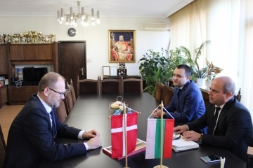 Кметът Пламен Стоилов се срещна с посланика на Кралство Дания Сьорен Якобсен