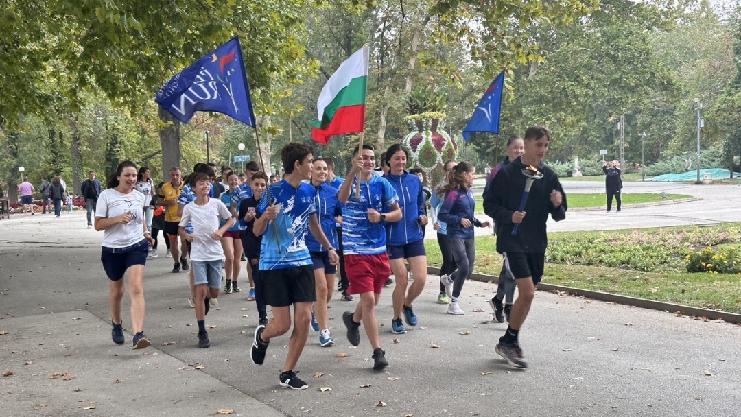 The torch of peace passed through Ruse