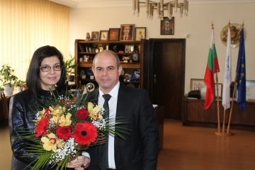 Кметът Пламен Стоилов се срещна с вицепремиера Меглена Кунева