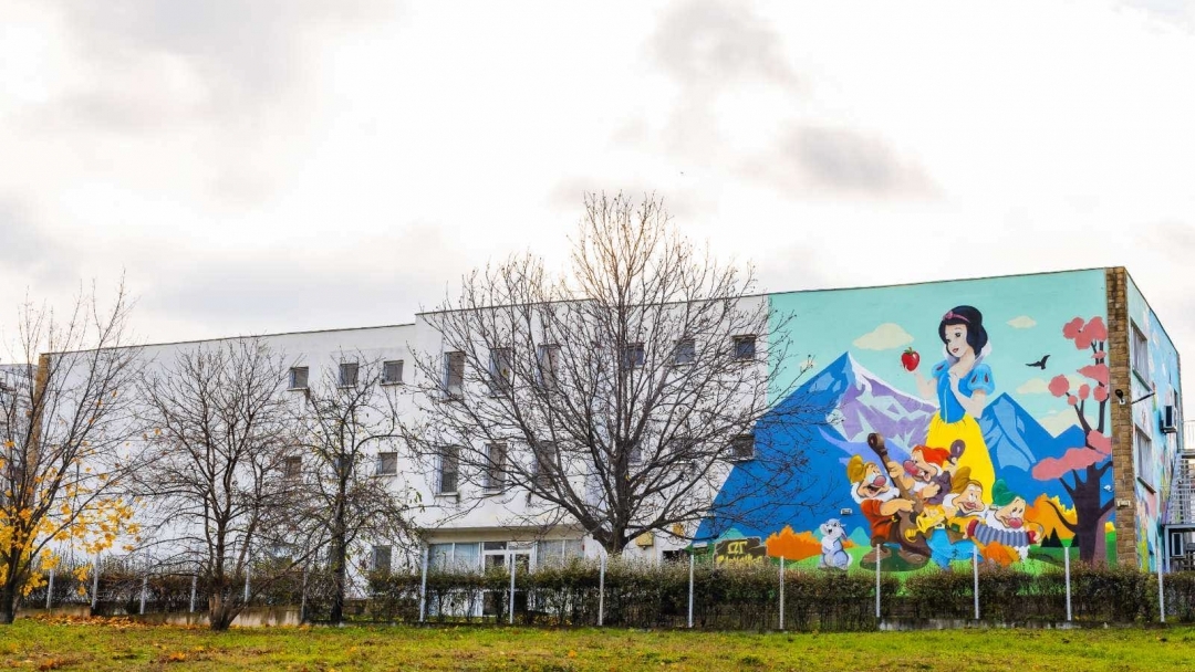 Graffiti gives a new look to the facades of kindergartens in Ruse