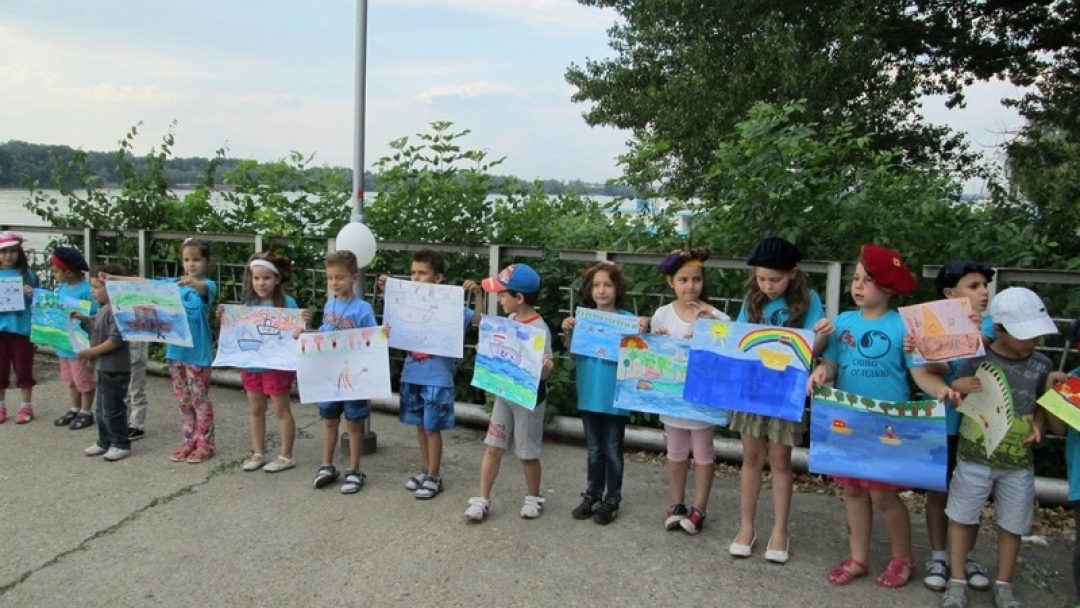 Деца рисуваха река Дунав