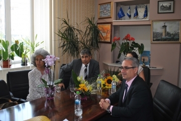 Инж. Димитър Наков поздрави Николае Барбу по повод встъпването му в длъжност като кмет на Гюргево