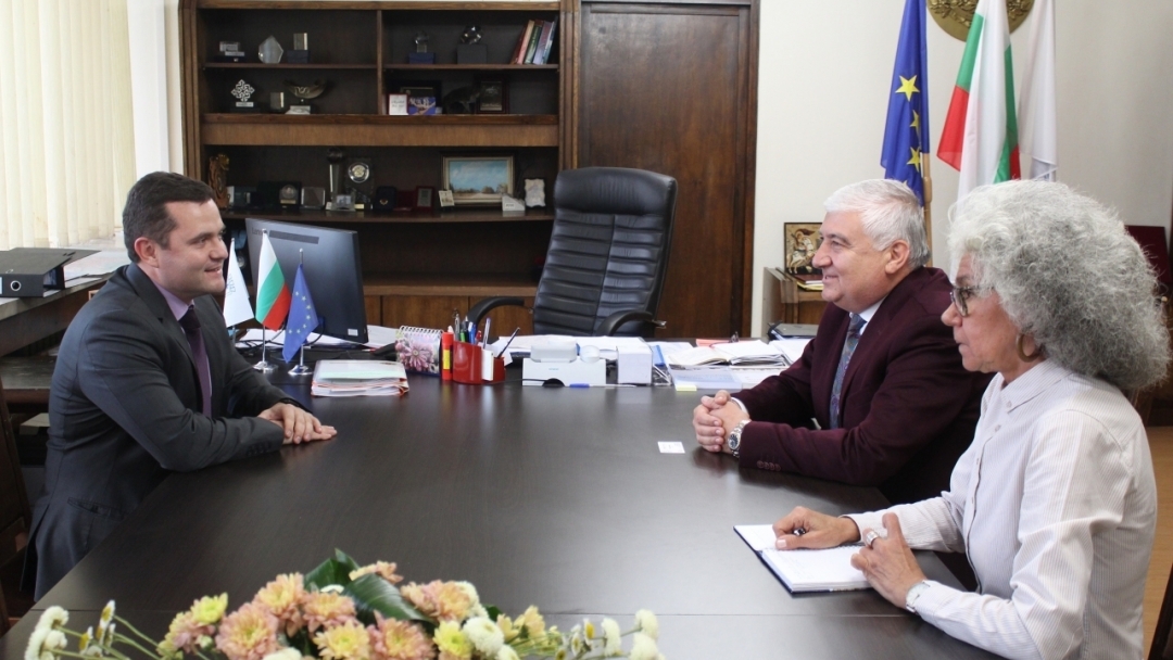 Русенският градоначалник Пенчо Милков се срещна с кмета на Гюргево Николае Барбу