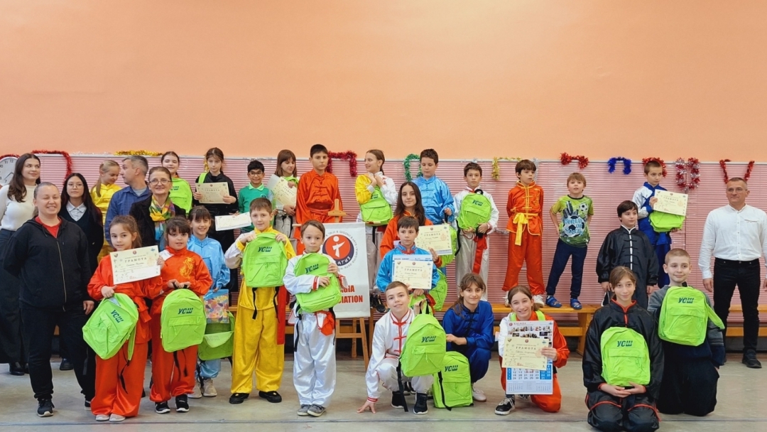 Над 40 деца показаха майсторство в традиционния турнир по ушу, организиран от СК „Калагия“ и Община Русе