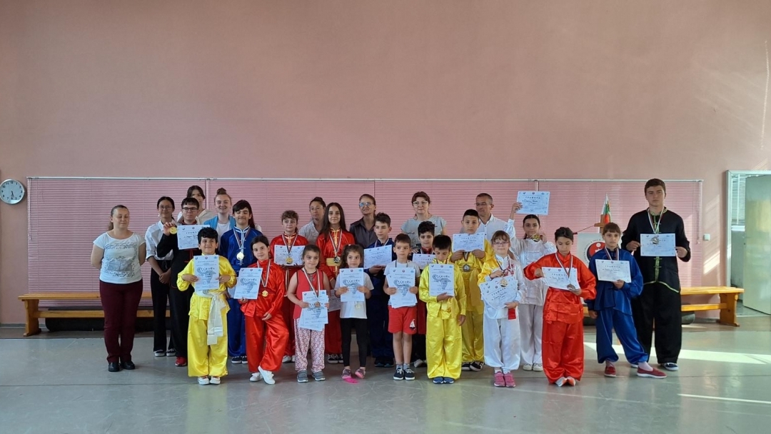 Възпитаниците на СК „Калагия“ показаха уменията си на традиционния ежегоден турнир по ушу
